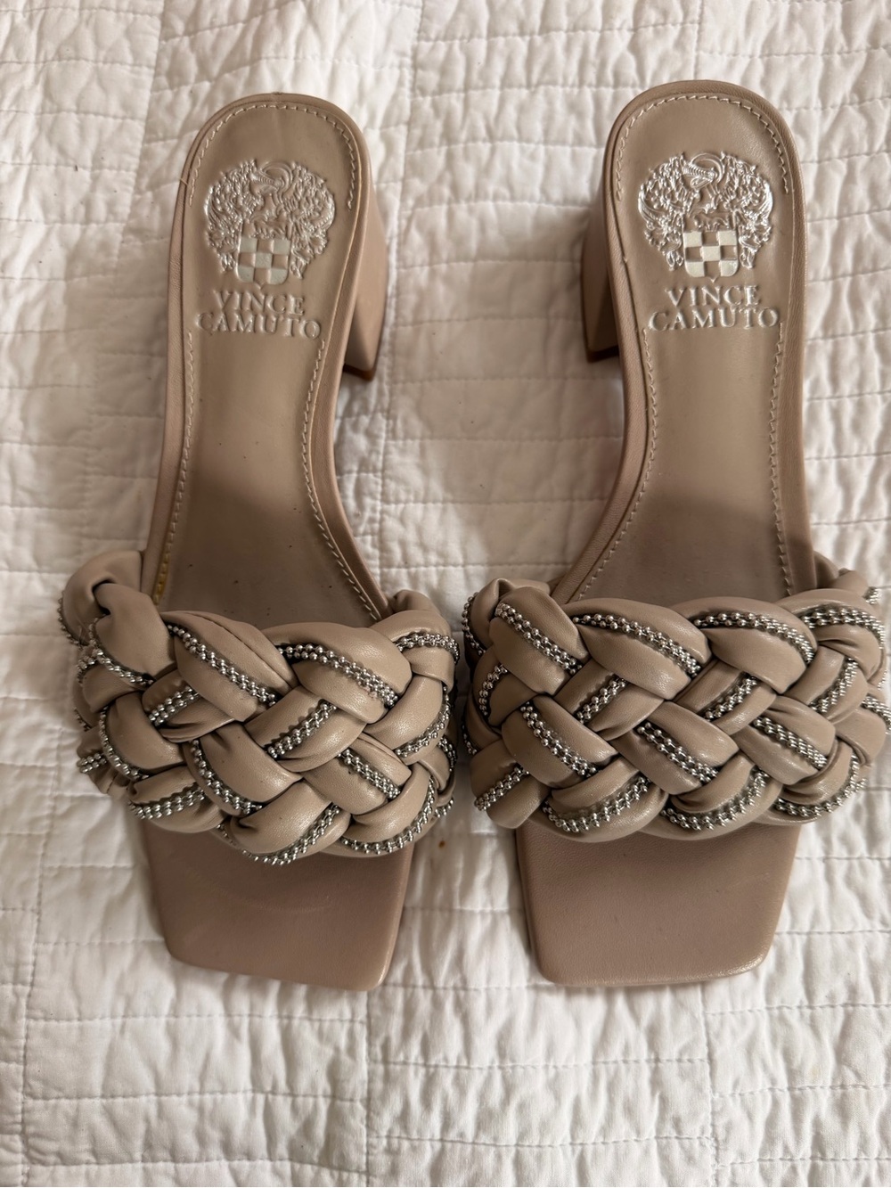 Vince Camuto beaded sandals
